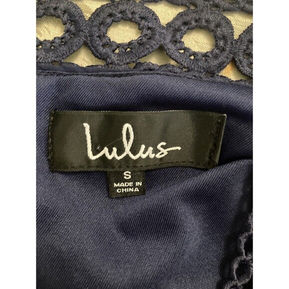 Lulus Any Sway Shape or Form Dress Halter Crochet Lace - Picture 9 of 10